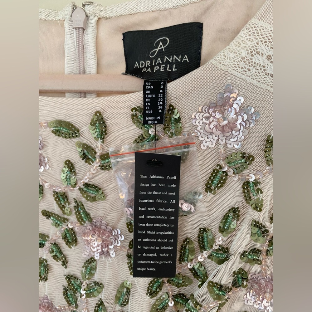 Anthropologie x Adrianna Papell Beaded Dress